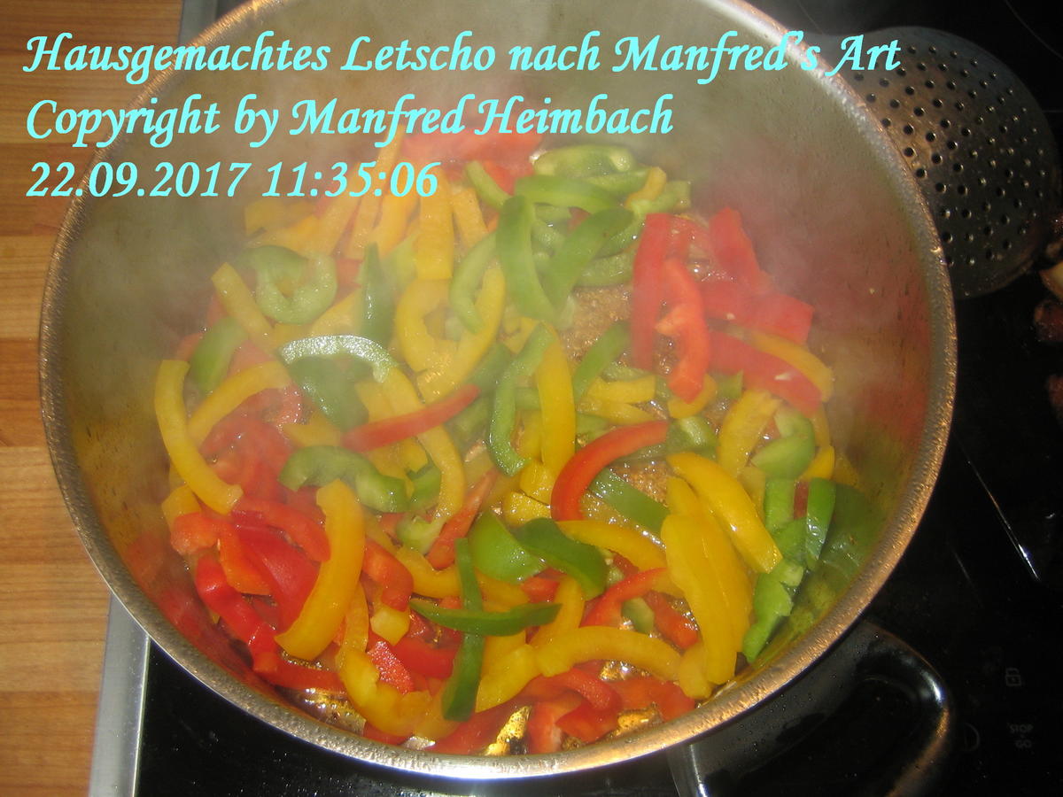 Gemüse – Hausgemachtes Letscho nach Manfred’s Art - Rezept - Bild Nr. 4965