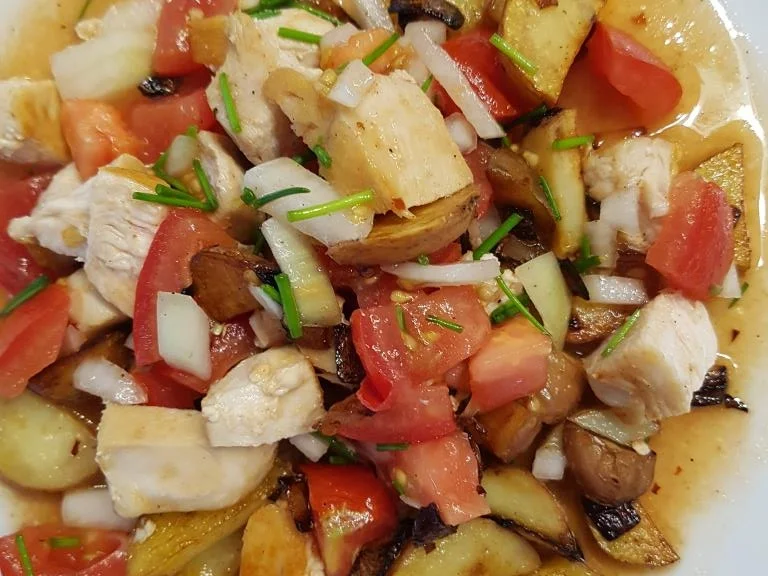 Gemischter Salat mit Hähnchenbrust - Rezept - Bild Nr. 8