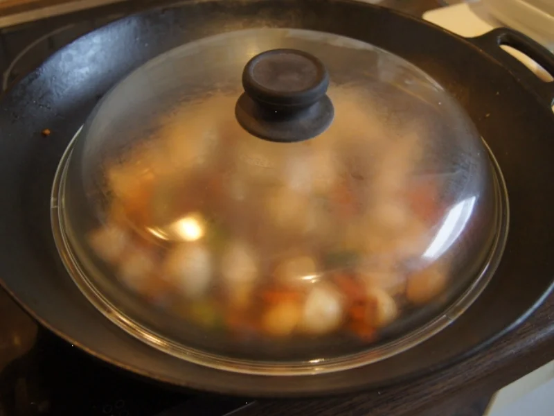 Rindfleisch mit Champignons und Mie-Nudeln im Wok - Rezept - Bild Nr. 4973