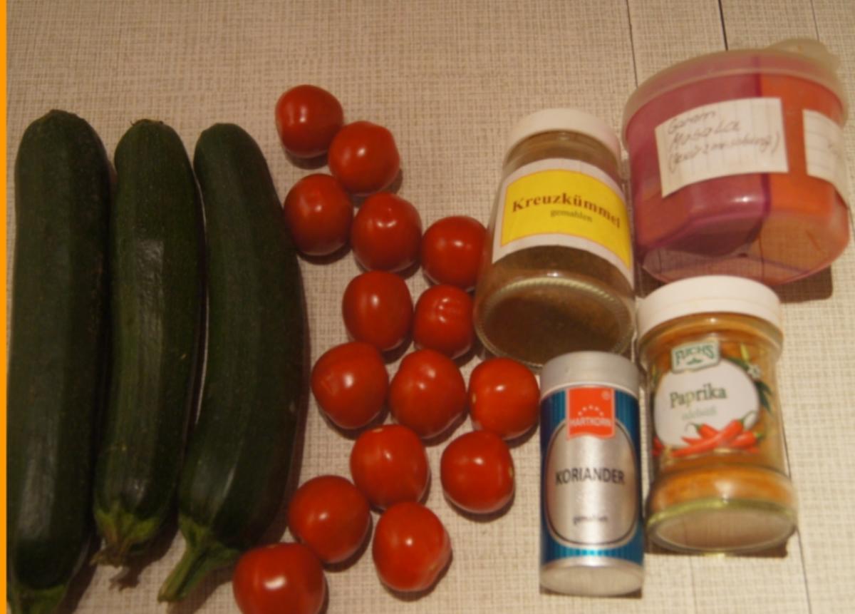Gebratene Zucchini mit Rispentomaten - Rezept - Bild Nr. 4961