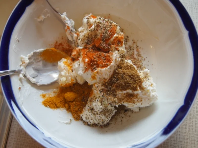 Rezept: Pellkartoffeln mit exotisch gewürzten Quark und Garnelen Bild Nr. 4974 Pellkartoffeln mit exotisch gewürzten Quark und Garnelen - Rezept - Bild Nr. 4974