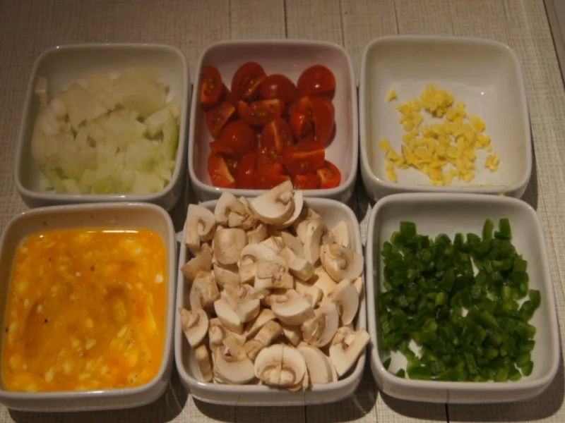 Omelett mit herzhaften Gemüse - Rezept - Bild Nr. 4967