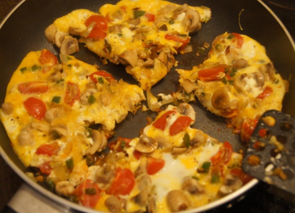 Omelett mit herzhaften Gemüse - Rezept - Bild Nr. 4974