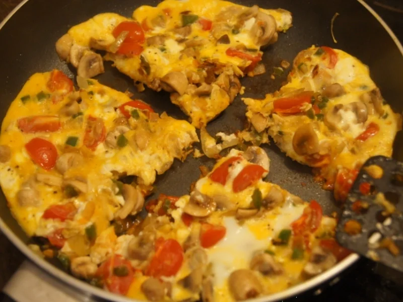 Omelett mit herzhaften Gemüse - Rezept - Bild Nr. 4974