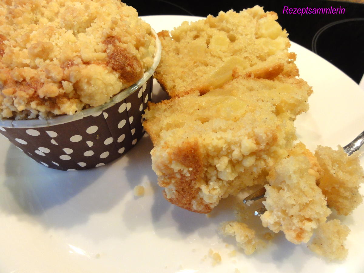 Muffin:   APFEL mit STREUSEL - Rezept - Bild Nr. 4972