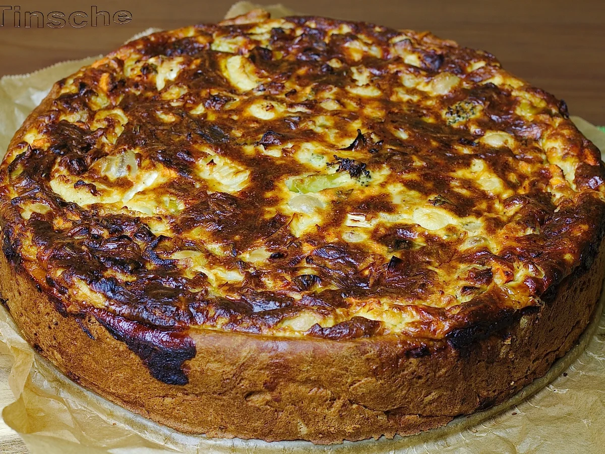 Rezept: Gemüse-Quiche oder Gemüse-Quarkkuchen Bild Nr. 4966 Gemüse-Quiche oder Gemüse-Quarkkuchen - Rezept - Bild Nr. 4966