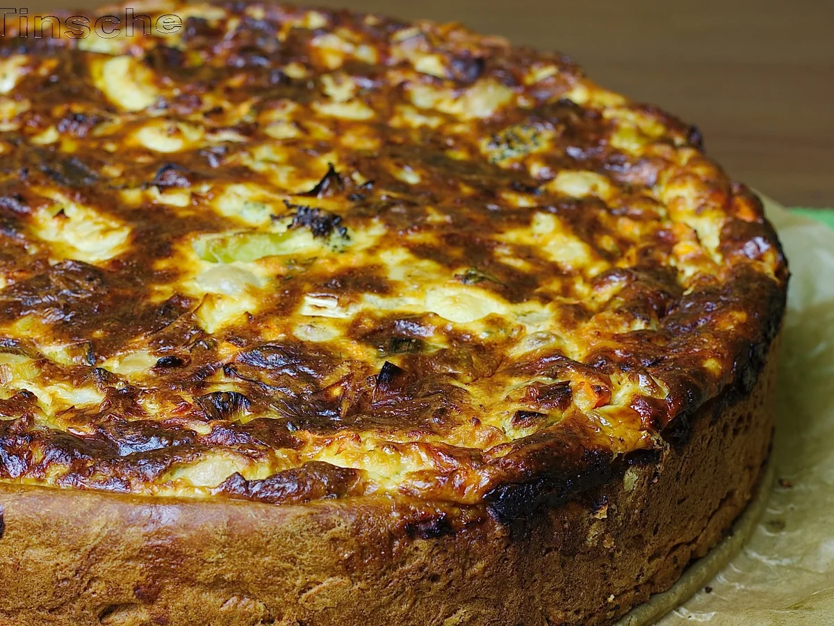 Rezept: Gemüse-Quiche oder Gemüse-Quarkkuchen Bild Nr. 4967 Gemüse-Quiche oder Gemüse-Quarkkuchen - Rezept - Bild Nr. 4967