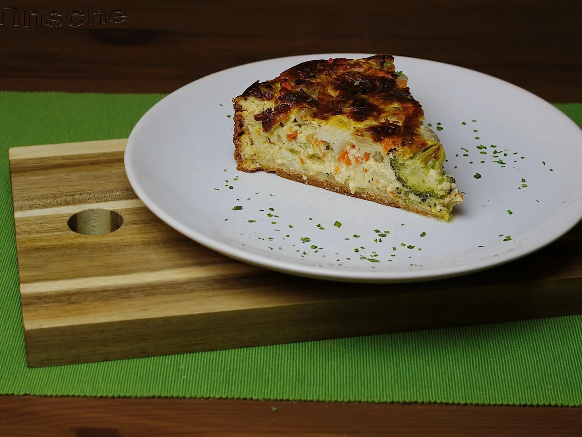 Rezept: Gemüse-Quiche oder Gemüse-Quarkkuchen Bild Nr. 4968 Gemüse-Quiche oder Gemüse-Quarkkuchen - Rezept - Bild Nr. 4968