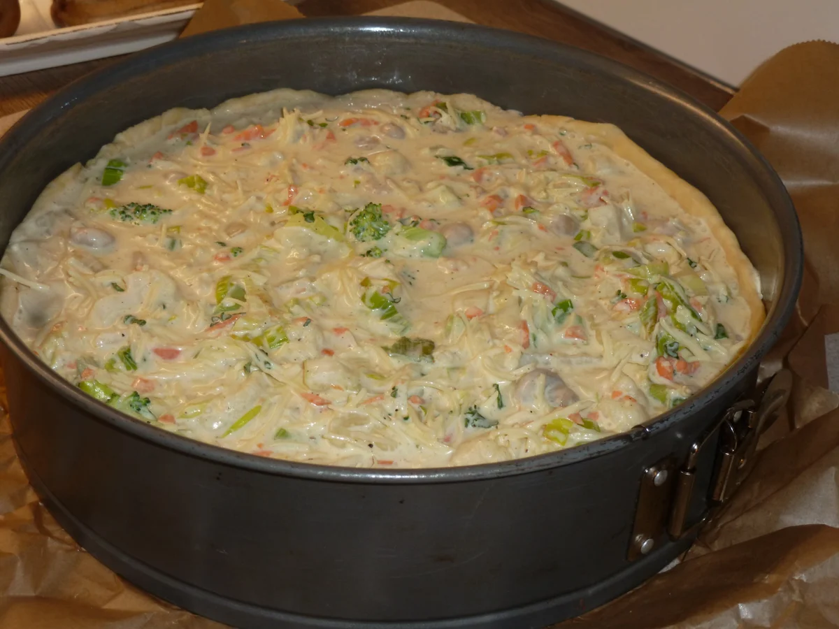 Rezept: Gemüse-Quiche oder Gemüse-Quarkkuchen Bild Nr. 4975 Gemüse-Quiche oder Gemüse-Quarkkuchen - Rezept - Bild Nr. 4975