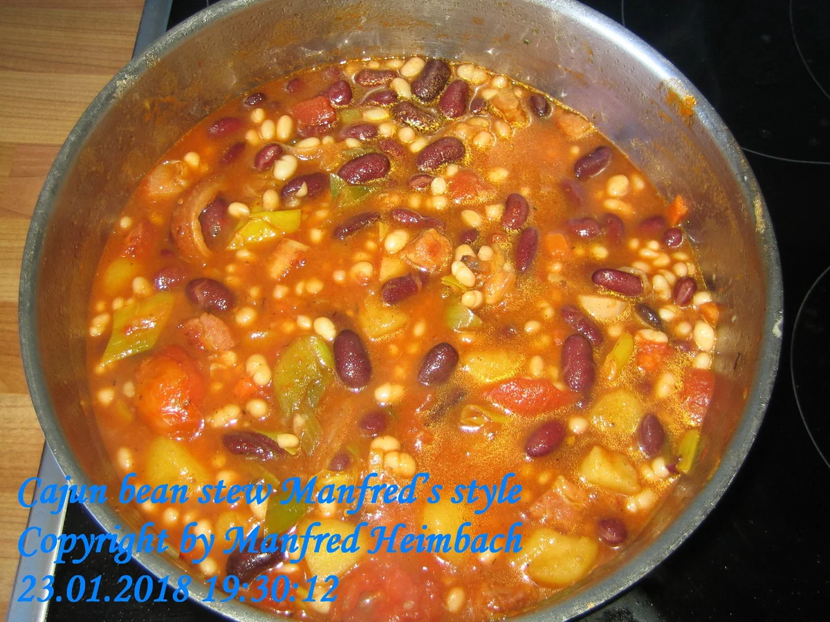 Eintopf – Cajun bean stew Manfred’s style - Rezept - Bild Nr. 4967