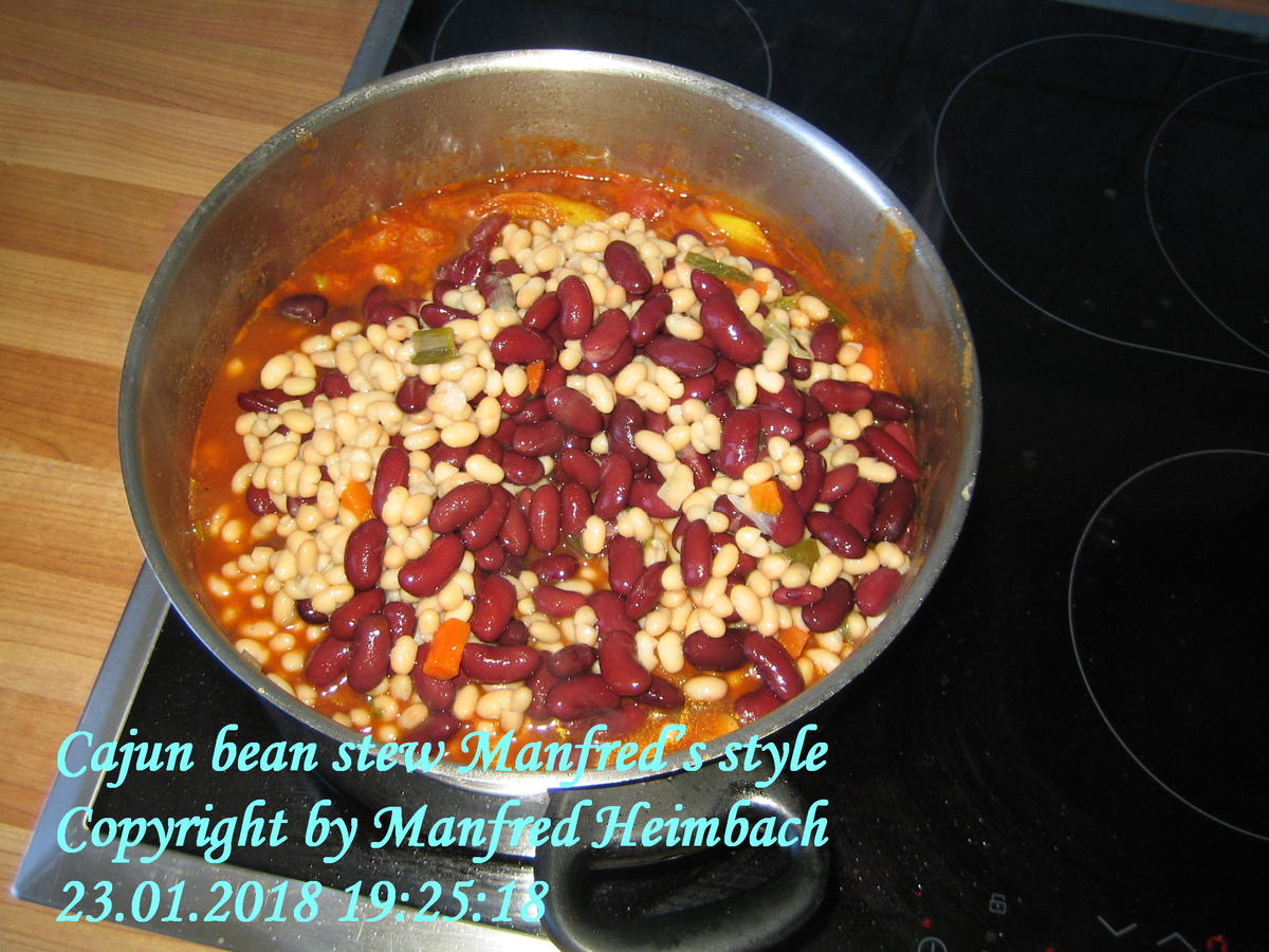 Eintopf – Cajun bean stew Manfred’s style - Rezept - Bild Nr. 4968