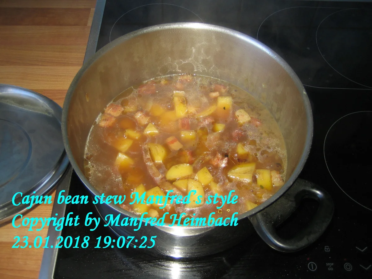 Eintopf – Cajun bean stew Manfred’s style - Rezept - Bild Nr. 4970