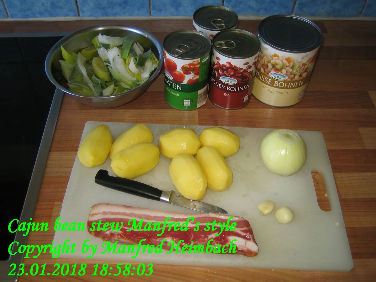 Eintopf – Cajun bean stew Manfred’s style - Rezept - Bild Nr. 4972