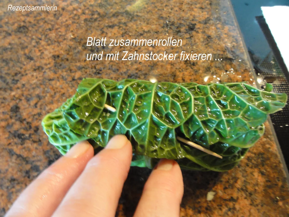 Gemüse:   WIRSINGKOHL ~ ROULADEN - Rezept - Bild Nr. 4989