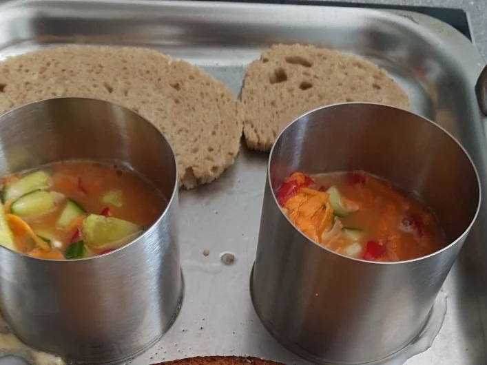 Rührei als Törtchen zum Abendbrot - Rezept - Bild Nr. 4982