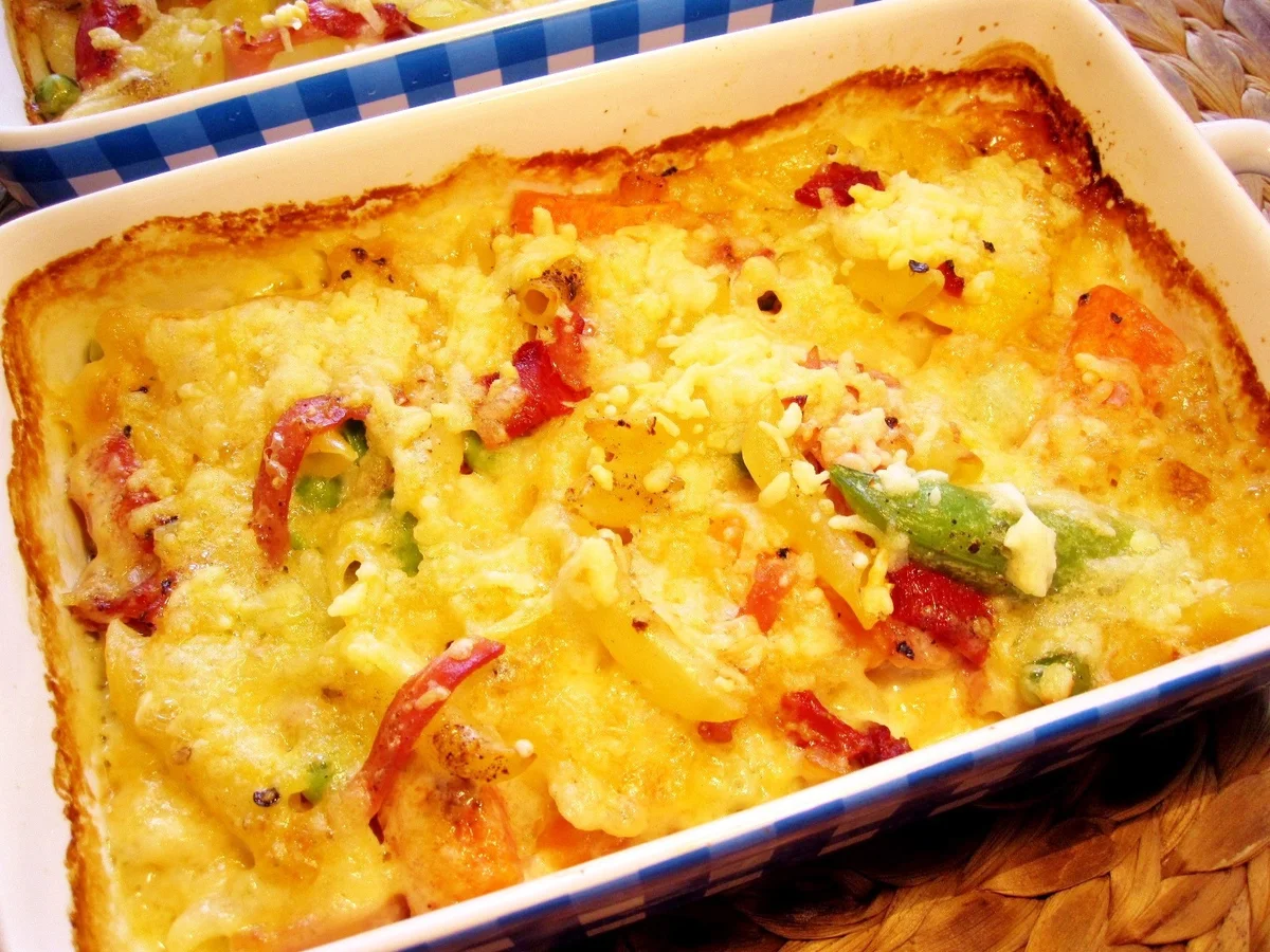 Reste-Auflauf mit Nudeln - Rezept - Bild Nr. 4985