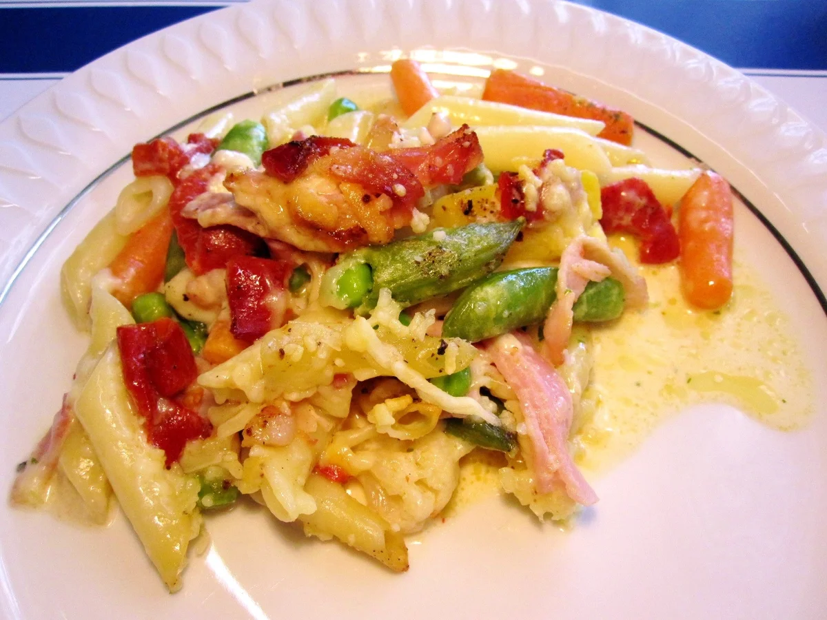 Reste-Auflauf mit Nudeln - Rezept - Bild Nr. 4986