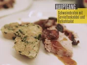 Asiatischer Schweinebraten mit Spinatserviettenknödel - Rezept - Bild Nr. 2