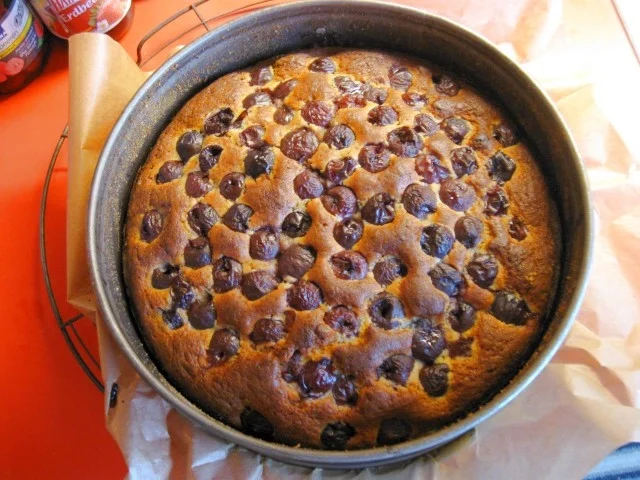 Kirsch Bananen Kuchen - Rezept - Bild Nr. 4993
