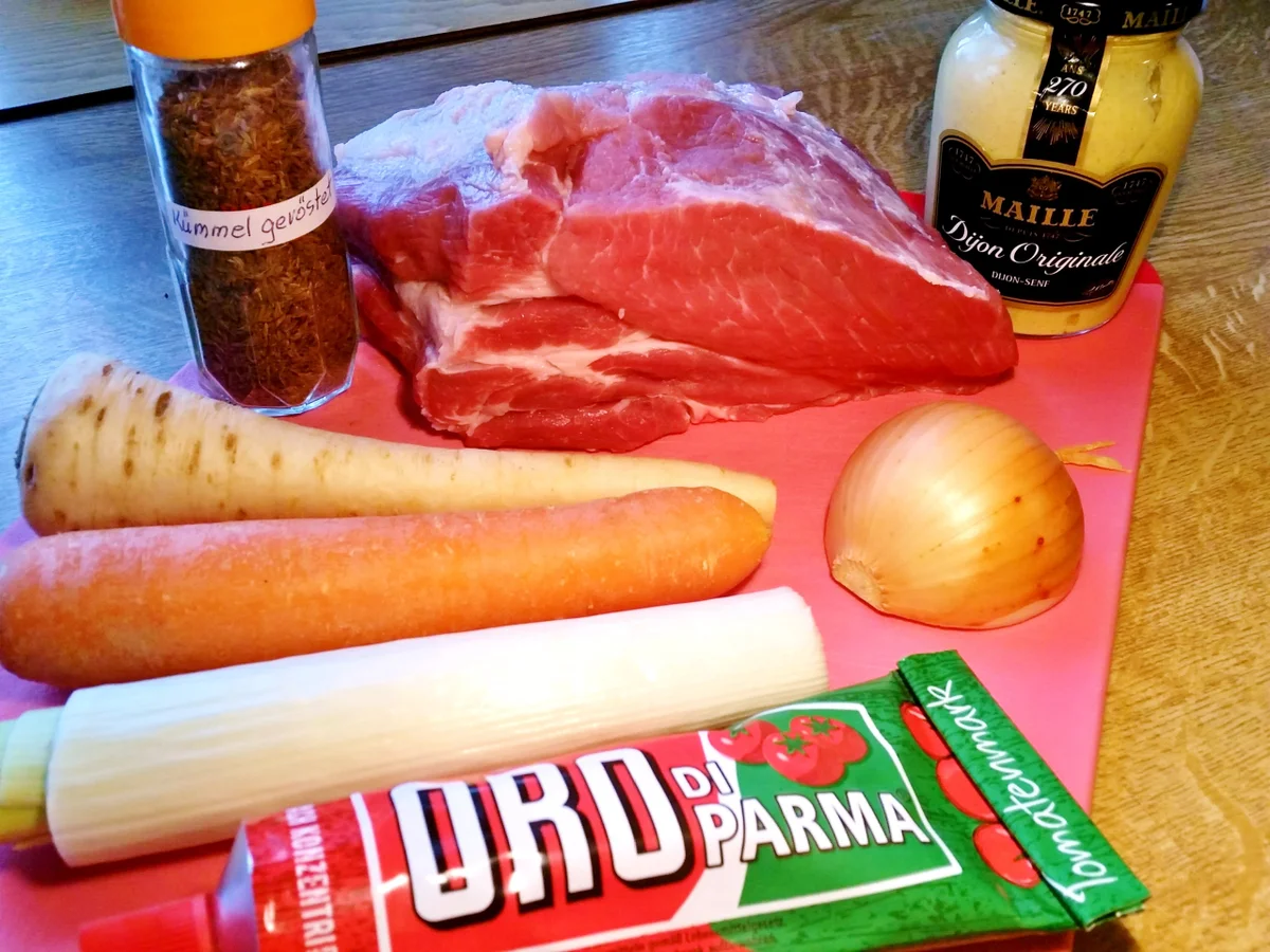 Nackenbraten im Römertopf - Rezept - Bild Nr. 5005