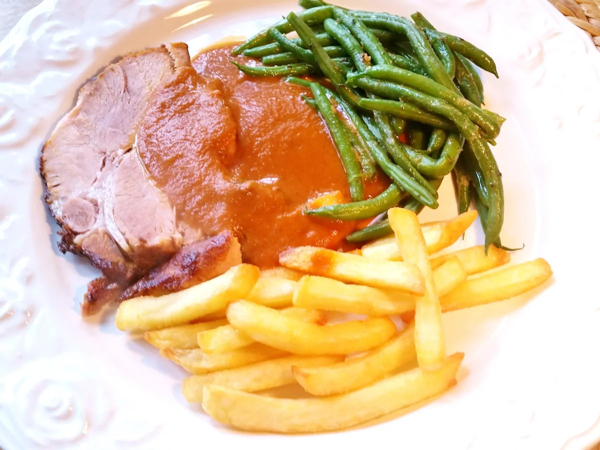 Nackenbraten im Römertopf - Rezept - Bild Nr. 5013