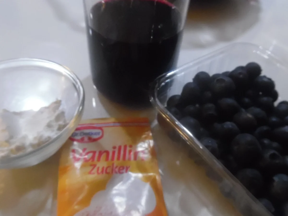 Ombre-Cheese-Cake mit Blaubeeren ohne Backen - Rezept - Bild Nr. 5006