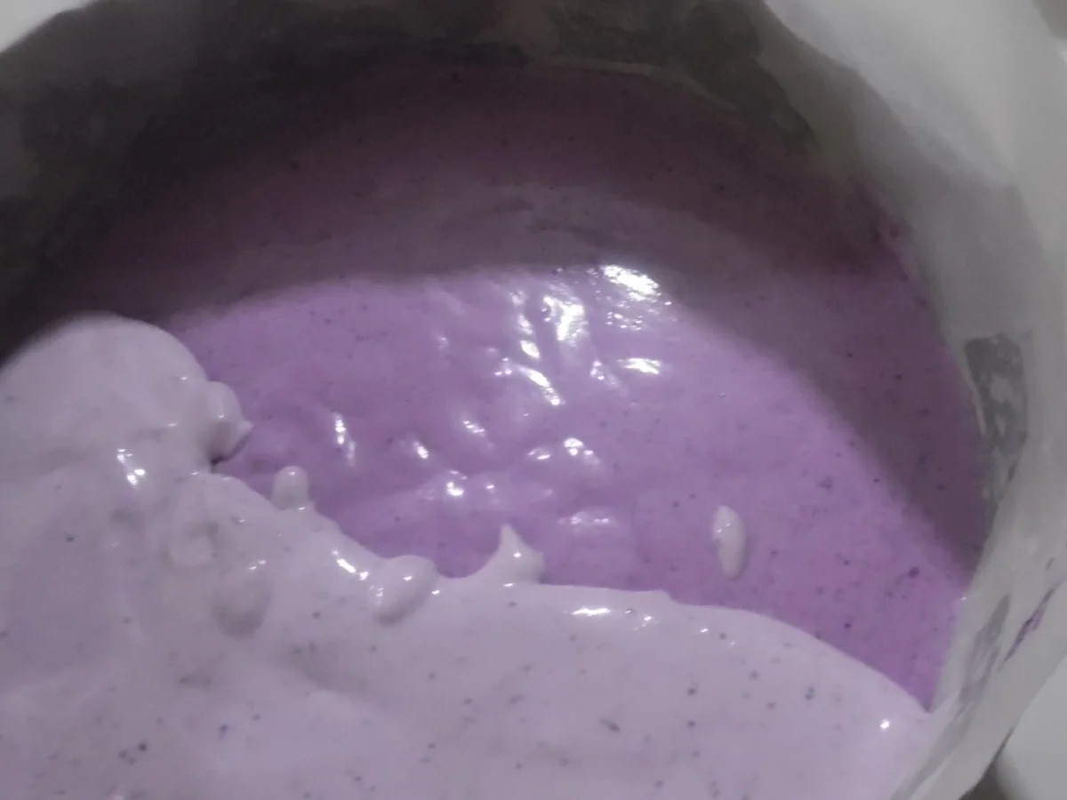 Ombre-Cheese-Cake mit Blaubeeren ohne Backen - Rezept - Bild Nr. 5007