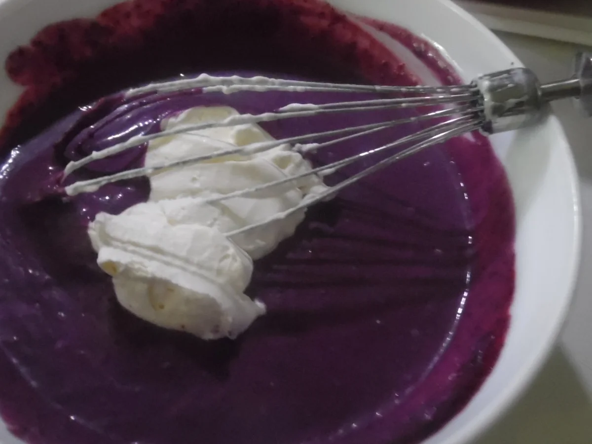 Ombre-Cheese-Cake mit Blaubeeren ohne Backen - Rezept - Bild Nr. 5010