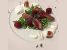 Herbstlicher Salat mit Hirsch, Himbeeren und Burrata - Rezept - Bild Nr. 5005