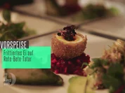 Frittiertes Ei auf Rote-Bete-Tatar - Rezept - Bild Nr. 2