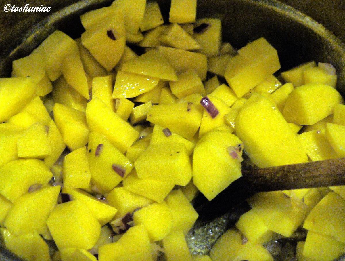 Kartoffelcremesüppchen mit krossen Speckwürfelchen - Rezept - Bild Nr. 5