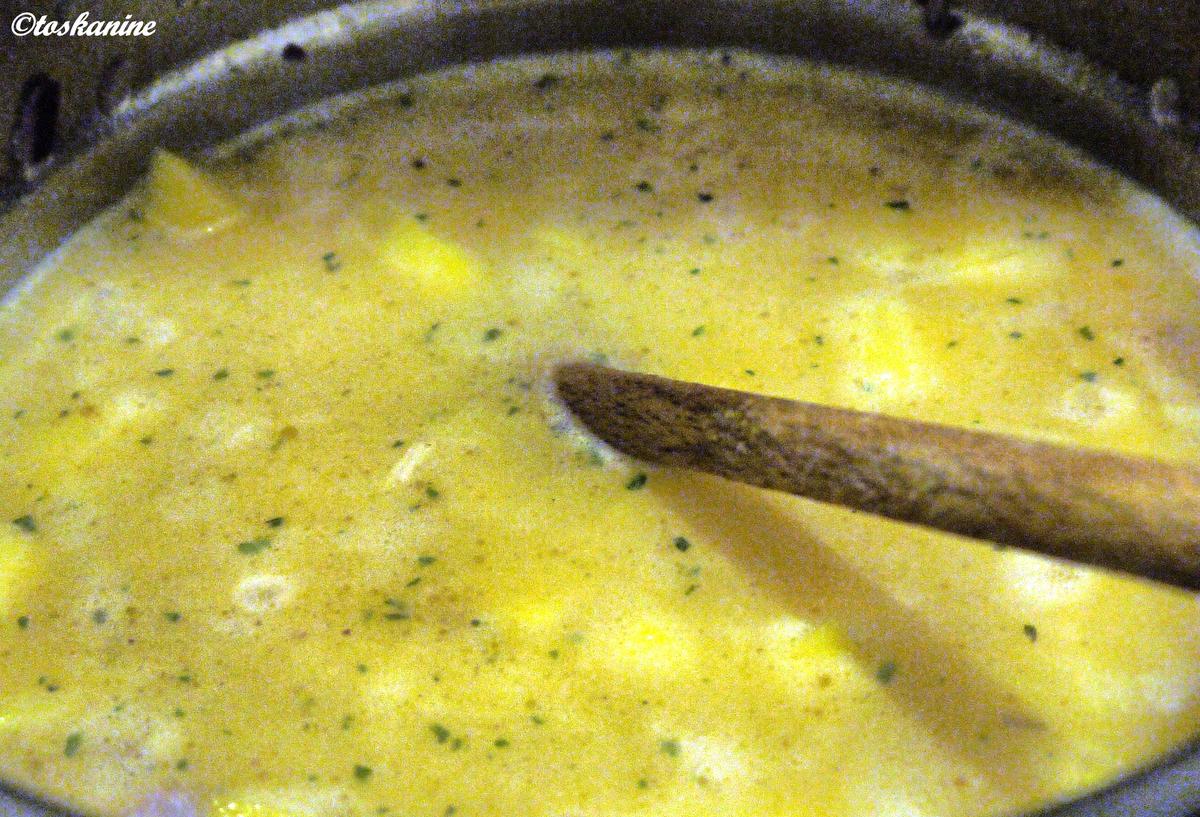 Kartoffelcremesüppchen mit krossen Speckwürfelchen - Rezept - Bild Nr. 7