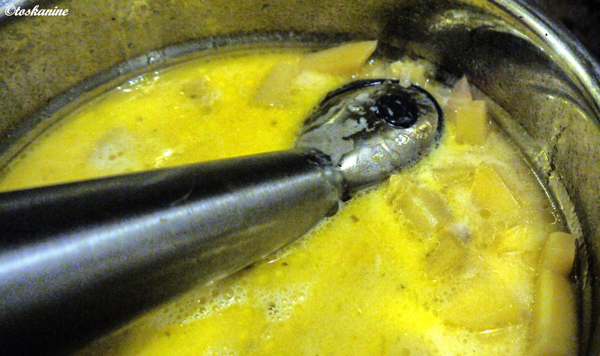 Kartoffelcremesüppchen mit krossen Speckwürfelchen - Rezept - Bild Nr. 8