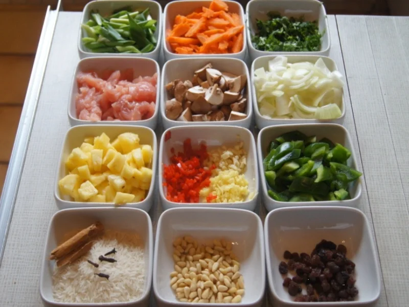 Putenbrust mit Gemüse süß sauer und gelben Gewürzreis - Rezept - Bild Nr. 5006