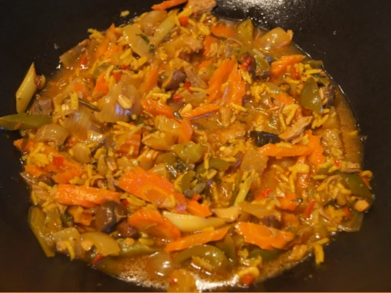 Putenbrust mit Gemüse süß sauer und Mie-Nudeln - Rezept - Bild Nr. 5005