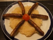 Nürnberger Rostbratwürste auf Sauerkraut - Rezept - Bild Nr. 5004
