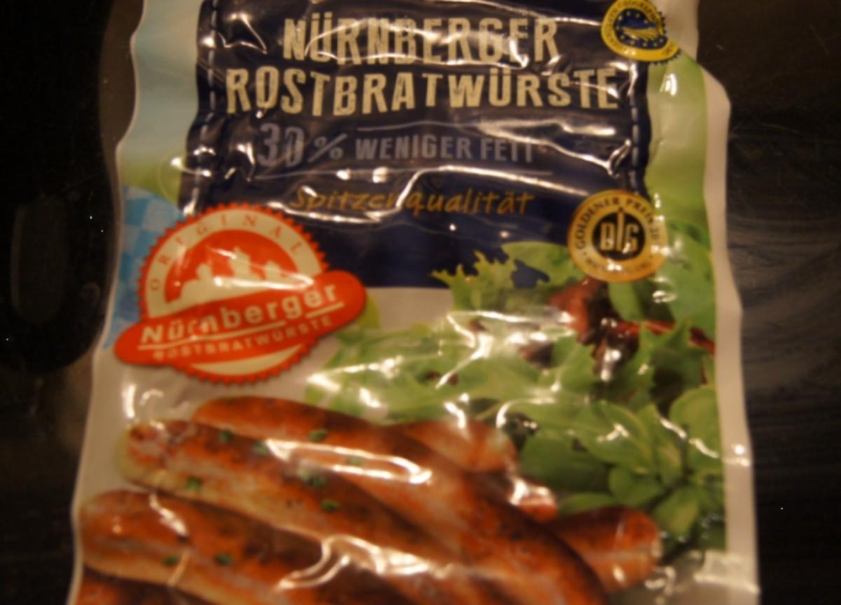 Nürnberger Rostbratwürste auf Sauerkraut - Rezept - Bild Nr. 5007