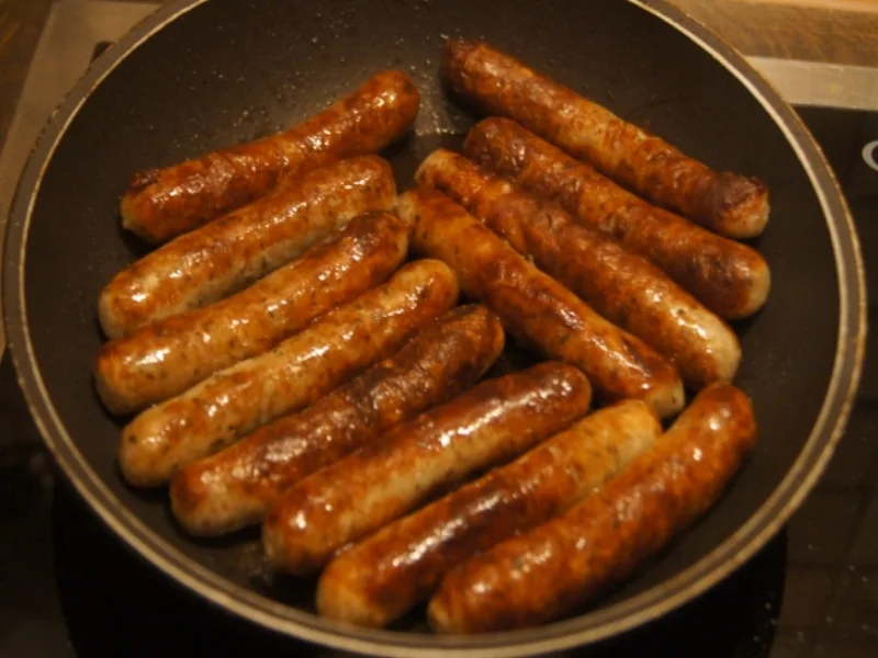 Nürnberger Rostbratwürste auf Sauerkraut - Rezept - Bild Nr. 5011