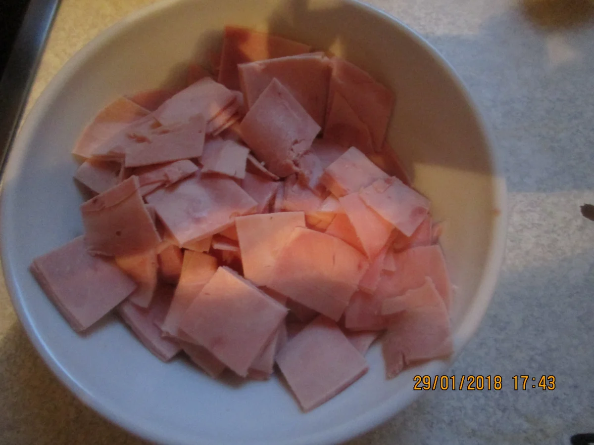 Rezept: Nudelauflauf mit Wirsing und Schinken Bild Nr. 5019 Nudelauflauf mit Wirsing und Schinken - Rezept - Bild Nr. 5019