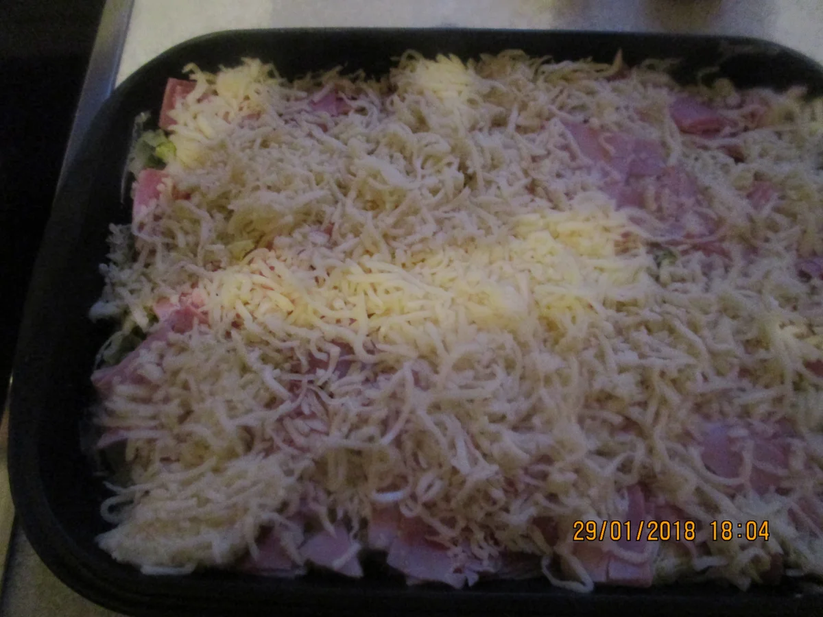 Rezept: Nudelauflauf mit Wirsing und Schinken Bild Nr. 5023 Nudelauflauf mit Wirsing und Schinken - Rezept - Bild Nr. 5023