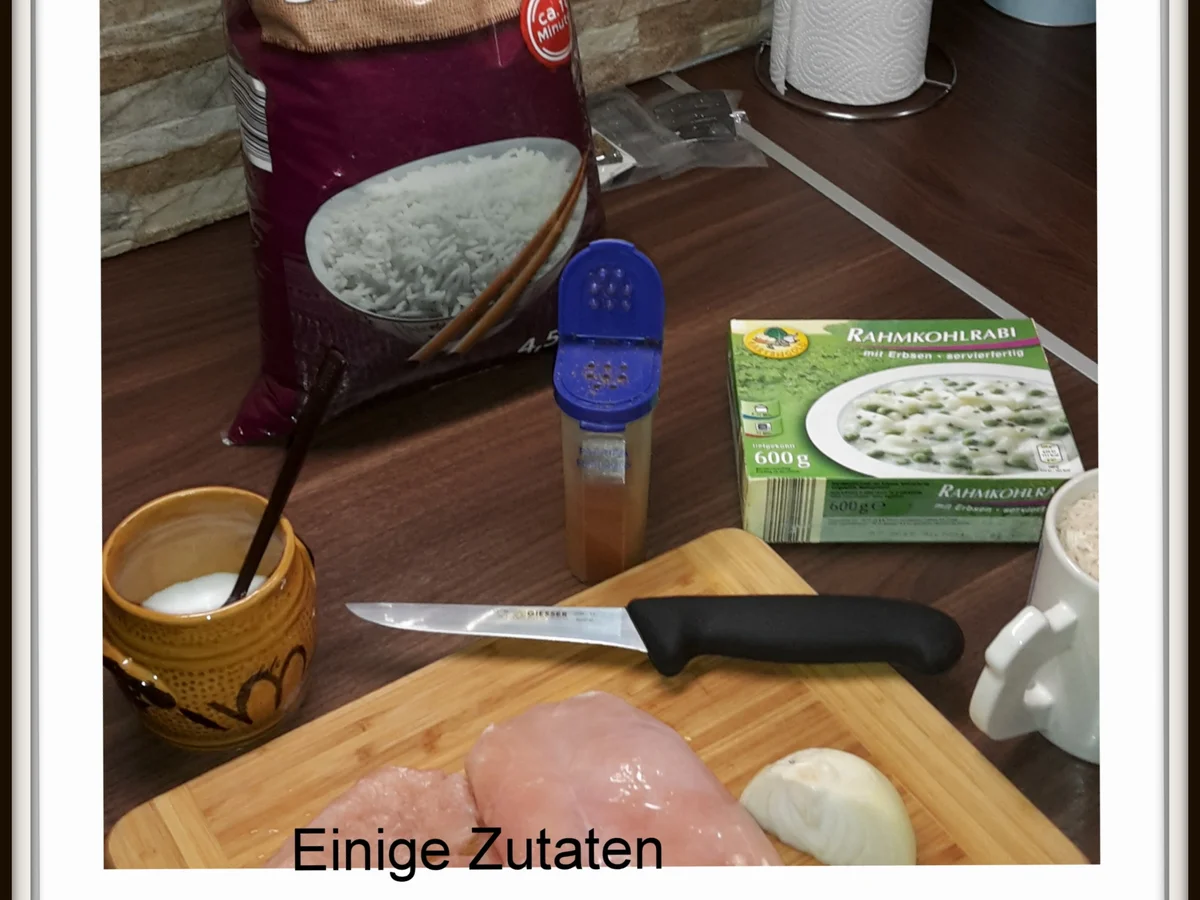 Pikantes Rahmkohlrabi-Putenragout mit Basmatireis - Rezept - Bild Nr. 5026