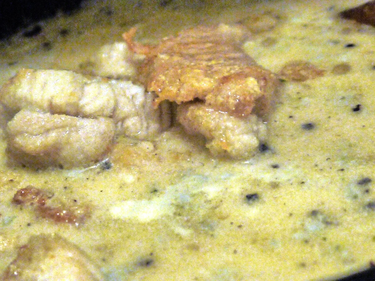 Gnocchi mit Hähnchenbrust in Gorgonzolarahm - Rezept - Bild Nr. 8