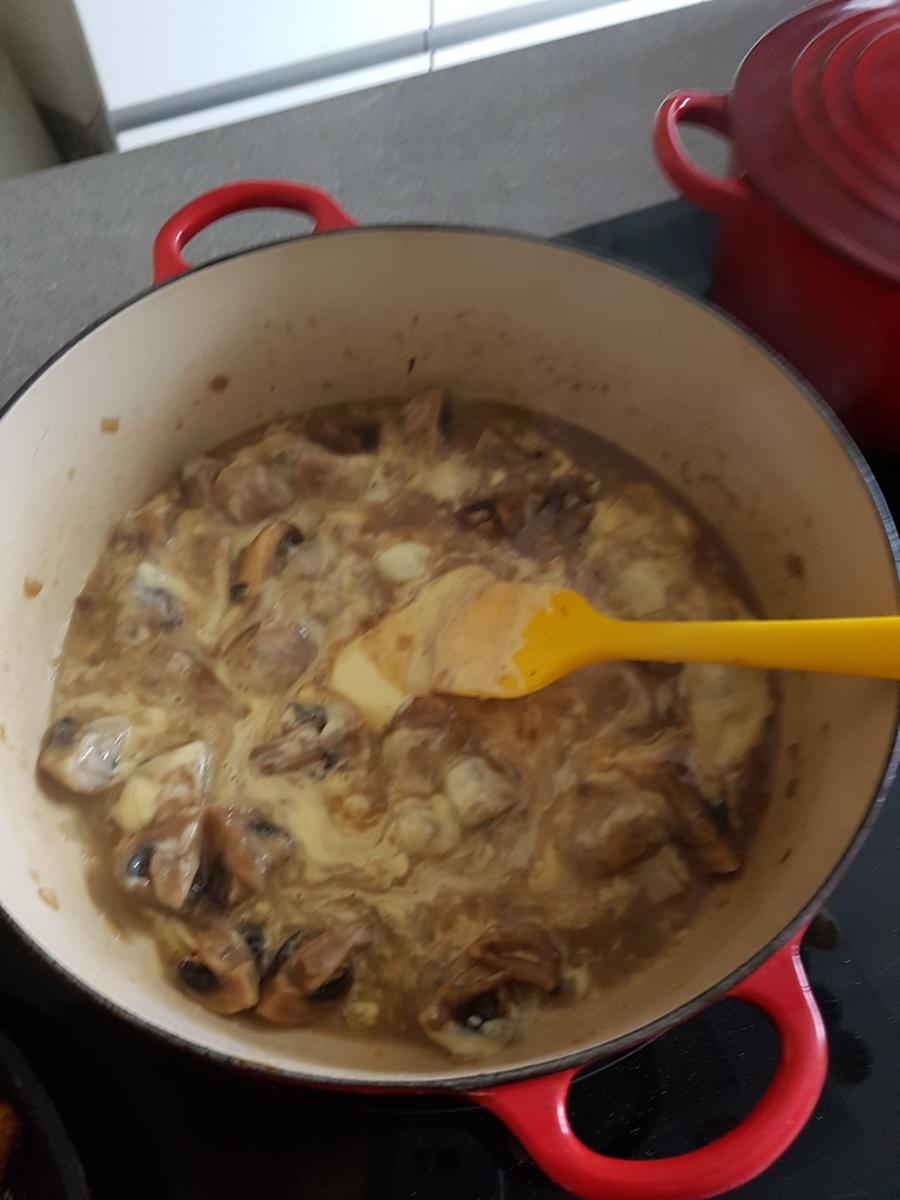 Schweinefilet Champignons Estragonsosse à la Biggi - Rezept - Bild Nr. 5020