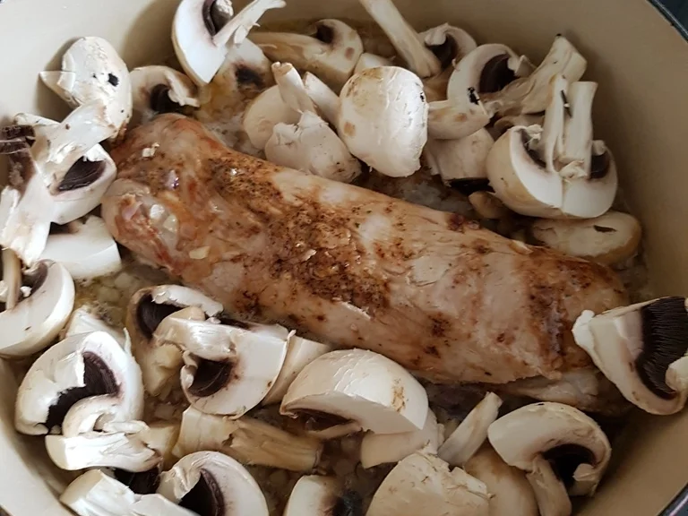 Schweinefilet Champignons Estragonsosse à la Biggi - Rezept - Bild Nr. 5017