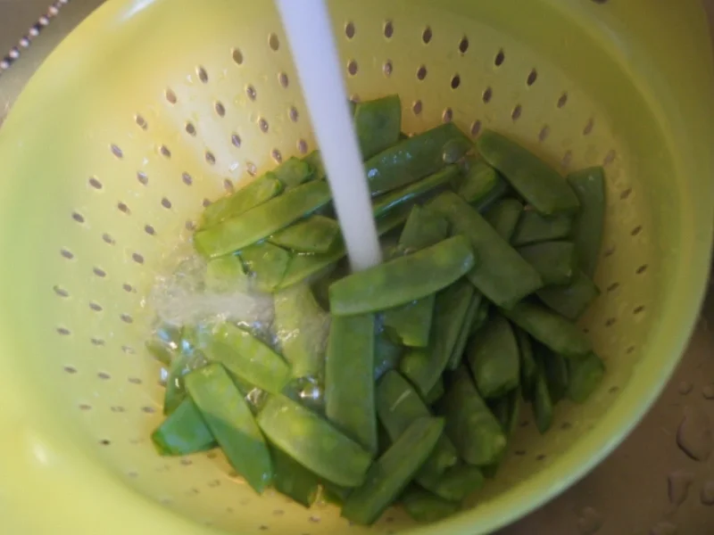 Mariniertes Wildlachsfilet mit Zuckererbsen - Rezept - Bild Nr. 5023