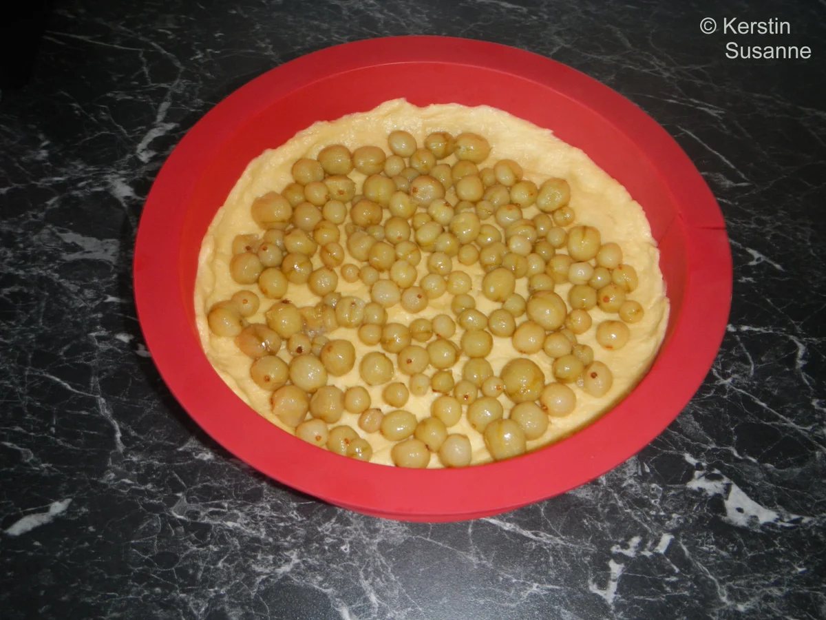 Stachelbeer-Pudding-Kuchen - Rezept - Bild Nr. 5700