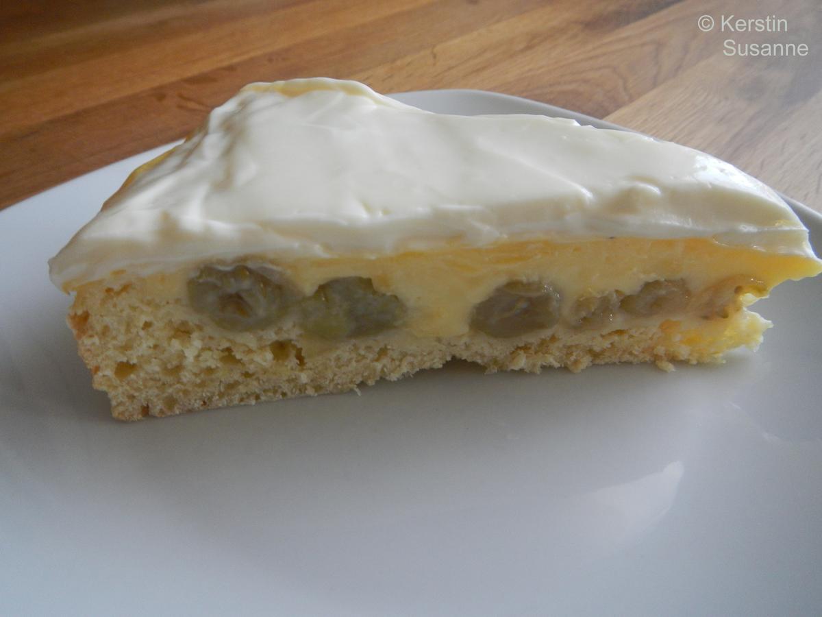 Stachelbeer-Pudding-Kuchen - Rezept - Bild Nr. 5704