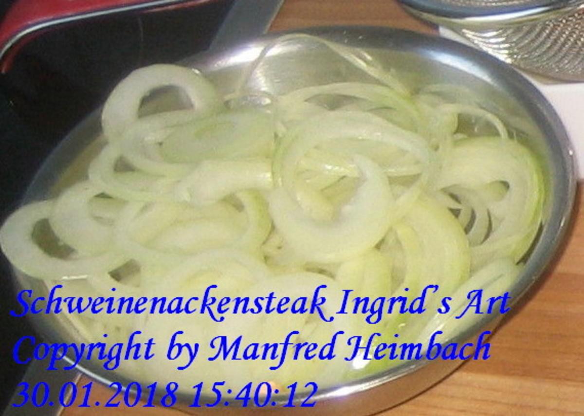 Fleisch – Schweinenackensteaks Ingrid’s Art - Rezept - Bild Nr. 5019