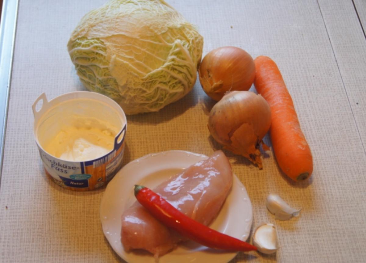 Wirsing-Gemüse-Eintopf mit Hähnchenbrustfilet - Rezept - Bild Nr. 5016