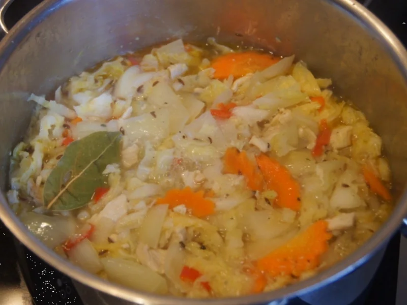 Wirsing-Gemüse-Eintopf mit Hähnchenbrustfilet - Rezept - Bild Nr. 5027